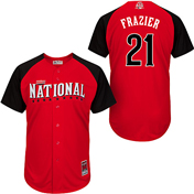National League Authentic Todd Frazier 2015 All-Star Stitched Jersey
